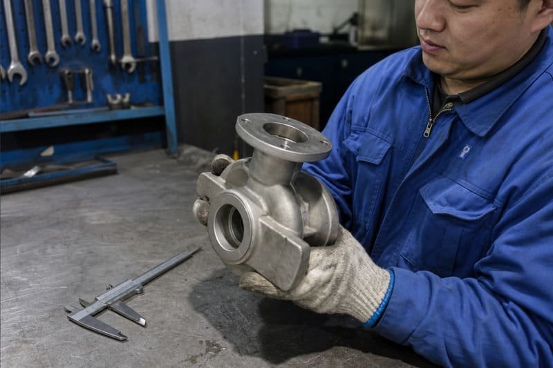 Investment casting for pumps and valves in stainless steel