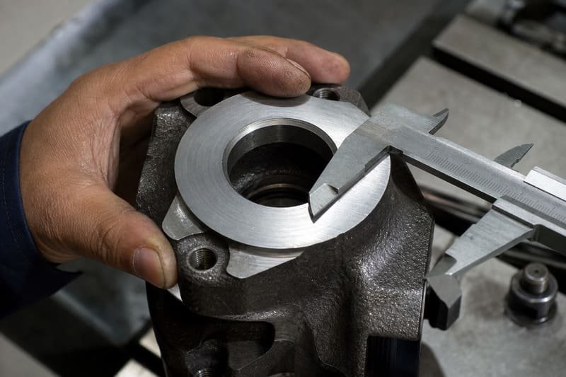 Machined sealing faces on investment cast valve body