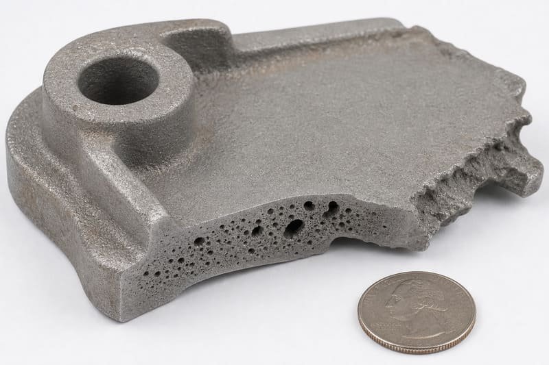 Complex metal parts showing varying wall thicknesses minimum investment casting wall thickness examples