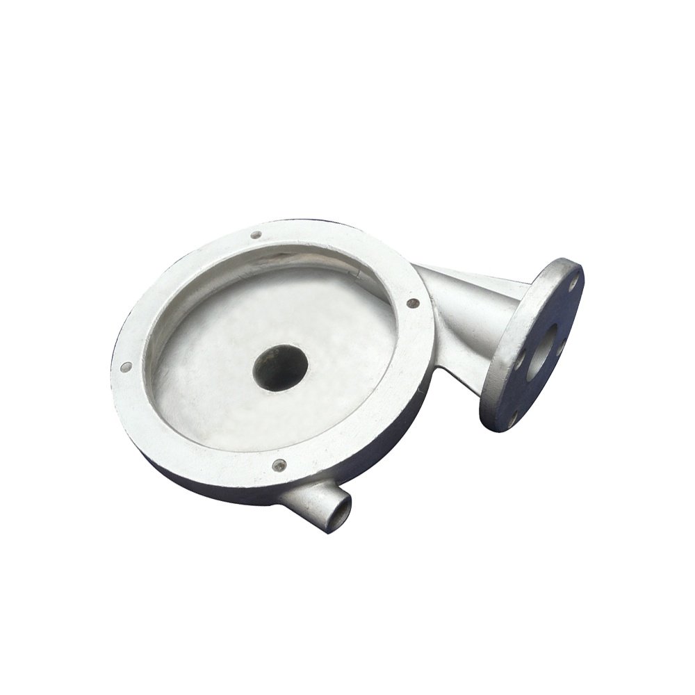 Second view of pump volute opening and flanged connection